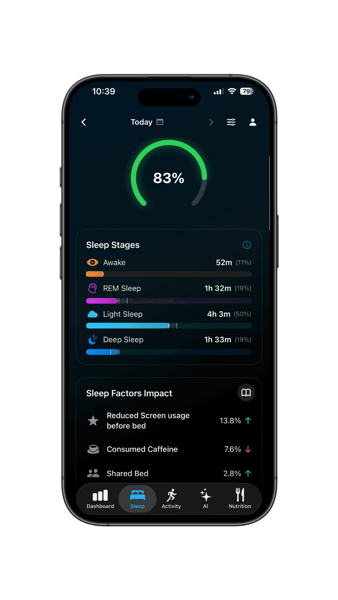 Vitalstat Sleep Tracking
